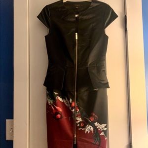 Ted Baker peplum dress